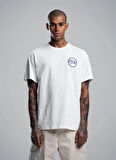 After Label Bisiklet Yaka Beyaz Erkek T-Shirt MYSENJS11/S2-_T-SHIRT UOMO