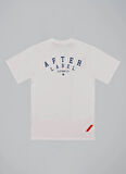 After Label Bisiklet Yaka Beyaz Erkek T-Shirt MYSENJS11/S2-_T-SHIRT UOMO