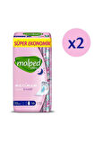 Molped Ultra Hijyenik Ped Anatomik Gece Süper Ekonomik 16 X 2 Adet