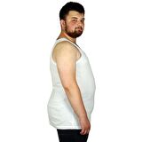 Mode XL Büyük Beden Erkek Atlet Bisiklet Yaka 6340