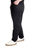 Mode XL Erkek Pantolon Keten Milano Klasik 20902 Siyah
