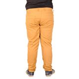 Mode XL Erkek Pantolon Keten Milano Klasik 20902 Taba