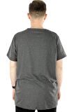 Mode XL Büyük Beden Likralı T-shirt Bisiklet Yaka 20149 Antramelanj