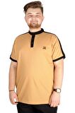 Mode XL T-shirt Polo Hkm Yaka Pike Mode Team 21556 Hardal