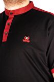 Mode XL T-shirt Polo Hkm Yaka Pike Mode Team 21556 Siyah