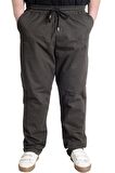 Mode XL Büyük Beden Pantolon Keten Jogger Milano 21913 Haki