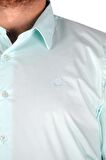 Mode XL Büyük Beden Erkek No Pocket Lycra Poplin 20353 Mint Yeşili