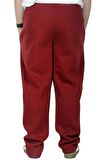 Mode XL Büyük Beden Erkek Eşofman Altı Classic 3 İp 11103 Bordo