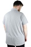 Mode XL Erkek T shirt Polo Skull 22304 Gri Melanj