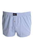 Mode XL Büyük Beden Erkek Boxer Desenli Poplin 6348 İndigo