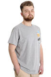 Mode XL Büyük Beden Erkek T-shirt UNIQUE 23111 Grimelanj