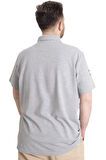 Mode XL Büyük Beden Erkek T-shirt Polo CAPTIAN 23338 Grimelanj