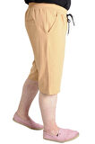 Mode XL Büyük Beden Erkek Kapri ALIVE 23509 Bej