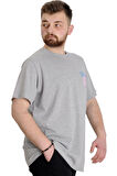 Mode XL Büyük Beden Erkek T-shirt GAME OVER 23130 Grimelanj