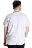 Mode XL Büyük Beden T shirt Polo Likralı Süprem Cepli 21558 Grimelanj