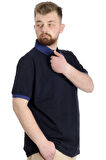 Mode XL Büyük Beden Erkek Polo T-shirt RANGERS 23342 Lacivert