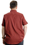 Mode XL Erkek Büyük Beden Gabardin Gömlek HUSTLE 23306 Bordo