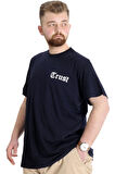 Mode XL Büyük Beden Erkek T-shirt TRUST 23150 Lacivert