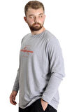 Mode XL Büyük Beden T-Shirt U.Kol Explore Further 23098 Grimelanj