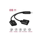 Lightning Kulaklık Şarj Çoklayıcı Çevirici Dönüştürücü Adaptör