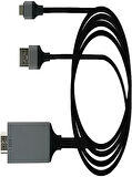 HDMI Apple Android Type-C Giriş Uyumlu 4K 60Hz HDTV Görüntü Aktarım Kablosu Projektör Dönüştürücü