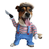 Katil Bebek Chucky Köpek Kostümü