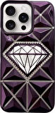 ARMORİX IPHONE 12/12 PRO UYUMLU TAŞLI ELMAS DESENLİ SİLİKON KILIF