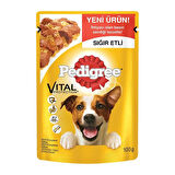 Pedigree Pouch Yetişkin Sığır Etli Köpek Maması 100 Gr X 6 Adet