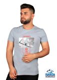 Manta MNT 2406 S. Yaka Pota Baskılı Erkek T-Shirt