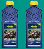 Putoline N-Tech Pro R+ 10w-40 Tam Sentetic Motosiklet Yağı 1 Litre (2 Adet),ntech