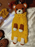 Ayı uyku arkadaşı amigurumi 