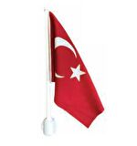 Saray Bot Bayrak Direği Plastik 35 Cm Bayraklı