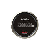 Mors Dijital Motor Zaman Saati 12-24 Volt Siyah