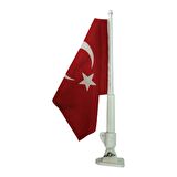 Saray Plastik Bayrak Direği Bayraklı 40 Cm