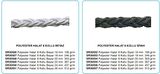 Dolphin Rope Polyester Halat 8 Kollu 16 Mm Siyah