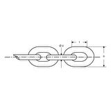 Atlı 10 Mm Galvanizli Kalibre Atlı Zincir