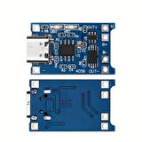 TP4056 18650 Lityum Pil Şarj Modülü USB Tip-C