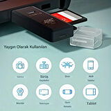 2in1 Usb 2.0 Micro Sd Hafıza Kartı - Tf Kart Okuyucu Hub Adaptör Veri Aktarıcı