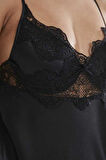 Pierre Cardin 6'lı Midi Gecelik Sabahlık Set 6335 Siyah