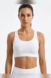Kalın Askılı Çıkarılabilir Pedli Fitilli Pamuk Toparlayıcı Büstiyer Bralet Crop Atlet Siyah Beyaz Ten