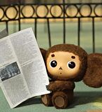Sevimli Cheburashka Peluş Oyuncak- Koca Gözlü Rus Anime Cheburashka Bebek - 30 cm