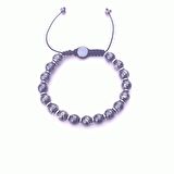 Hematit Doğal Taş Makrome Bileklik 