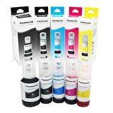 EPSON 105/106 EcoTank Mürekkep 5 Renk Set (Muadil)