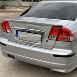 Honda Civic Vtec 2 Uyumlu Esnek Tampon Koruma Bandı Ön Arka Tampon Koruyucu Şerit Yumuşak Bant 4 lü Paket Siyah