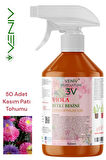 VENİV AGRİCULTURE 3V Viola 500 ml Çiçeklendirici + 50 Kasım Patı Tohumu – Sonbaharın Renkleri Bahçenizde