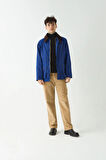 Stuf&Co  /Barn Yağlı Ceket AEGEAN BLUE / Barn Wax Jacket/  Barn Waxed Cotton Jacket  