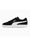 Puma Erkek Siyah Beyaz Süet Smash 3.0 Sneaker Ayakkabı VO39098401 