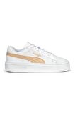 PUMA KADIN BEYAZ KAJU SMASH PLATFORM V3 SNEAKER SPOR AYAKKABI VO39075803