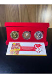 Galatasaray 23. Şampiyonluk Gümüş (AU KAPLAMA) Gümüş Bronz Hatıra Para Seti