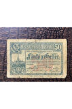 Avusturya Österreich 50 Heller Kassenschein der Stadtgemeinde Wien (Vİyana) 1920 kleingeldnot